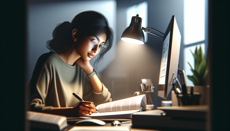 meditation student focus